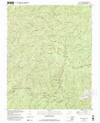 Hi-Res Interactive Map of Bunches Bald, Swain County, NC in 2000 | Pastmaps